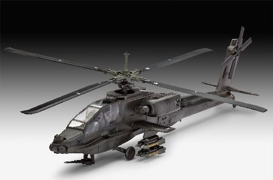 Revell - Ah-64A Apache Byggesæt - 1 100 - Level 3 - 04985