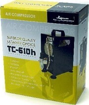Sparmax Tc-610H Plus - Airbrush Kompressor - 23-28 Lpm 60 Psi
