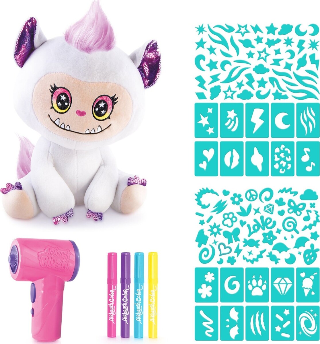 Airbrush Plush - Cutie Monster 20 Cm