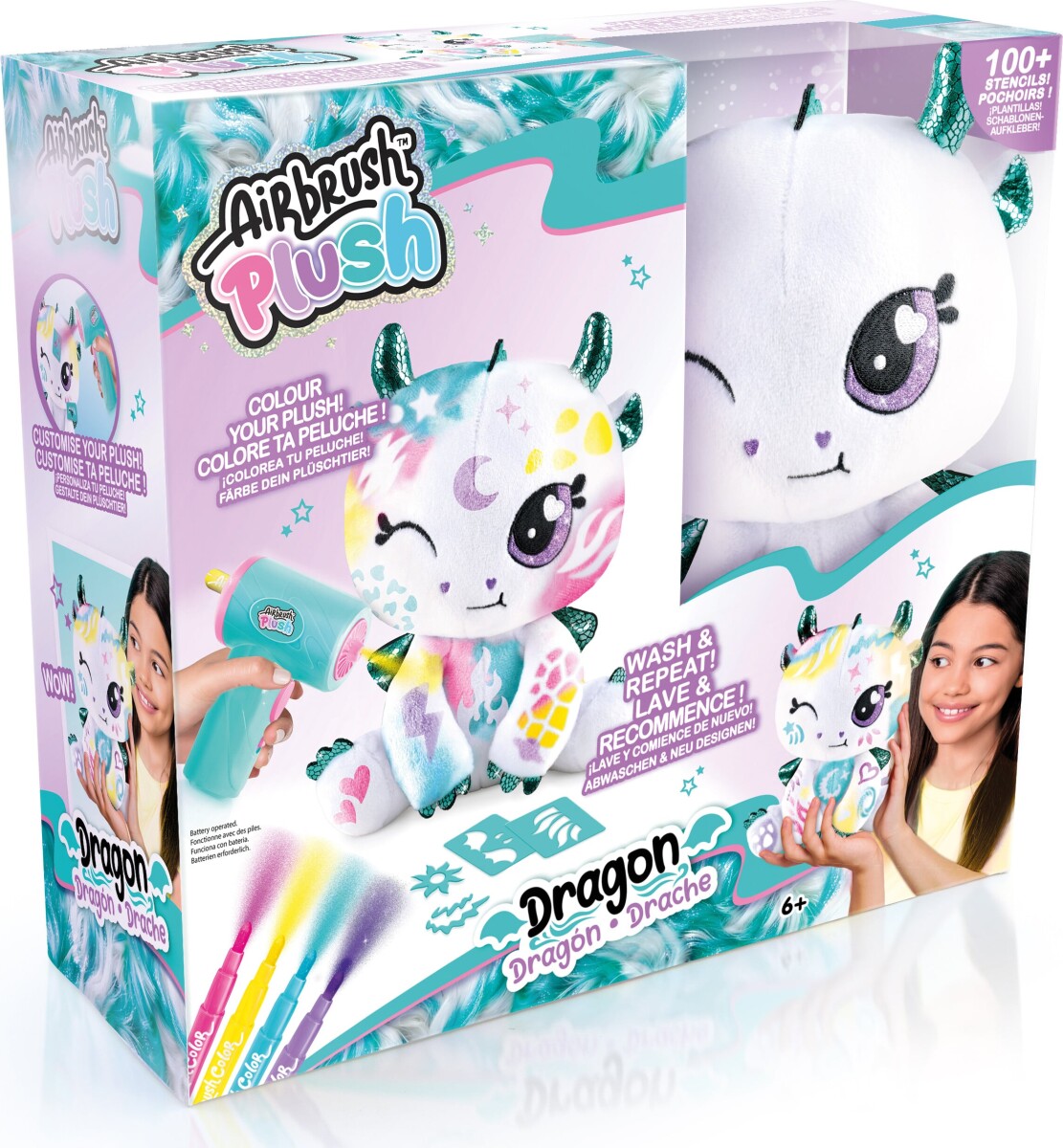 Airbrush Plush - Drage 20 Cm