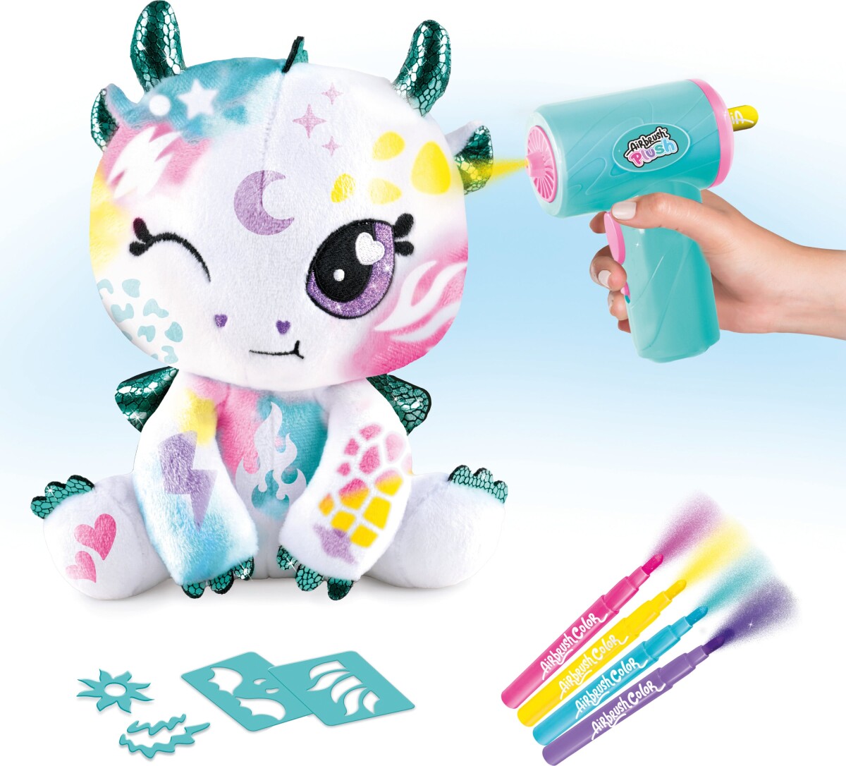 Airbrush Plush - Drage 20 Cm