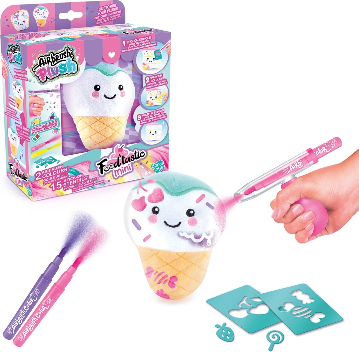 Airbrush Plush - Food Tastic Mini