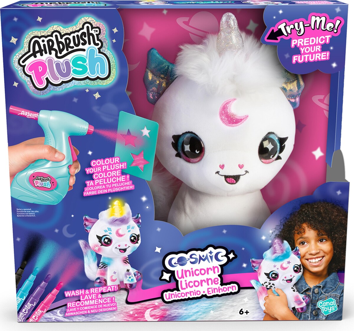 Airbrush Plush - Kosmisk Enhjørning