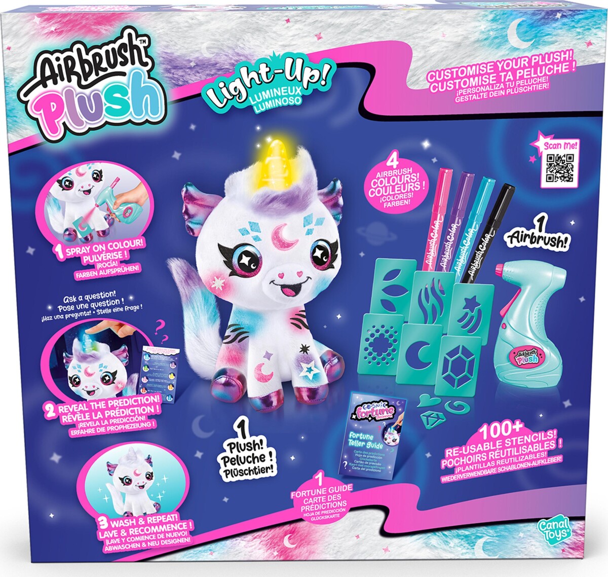 Airbrush Plush - Kosmisk Enhjørning