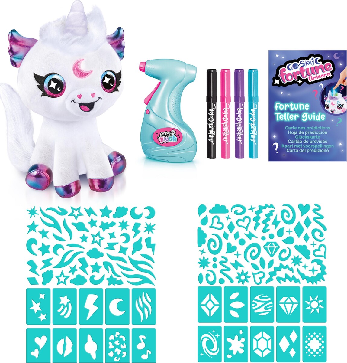 Airbrush Plush - Kosmisk Enhjørning
