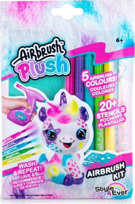 Airbrush - Plush Refillsæt - 5 Airbrush Farver