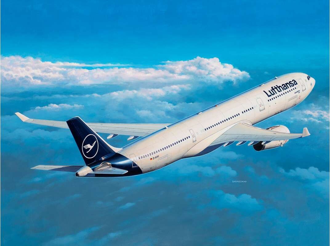 Revell - Airbus A330-300 Lufthansa - 1 144 - Level 4 - 03816