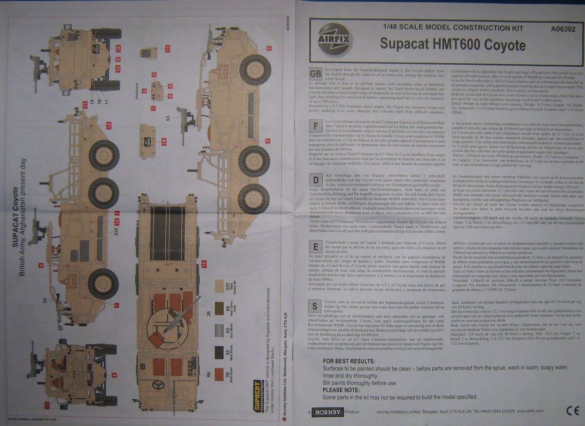 Airfix - Supacat Coyote Byggesæt - 1 48 - A06302