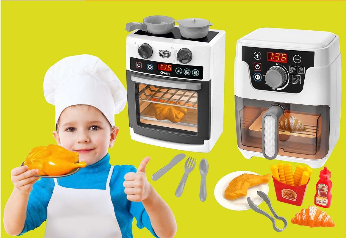 Airfryer Legetøj Med Tilbehør - Elektrisk - Tegole