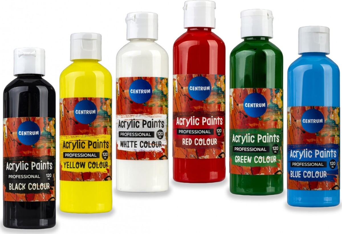 Akrylmaling - 120 Ml - Professionel - Rød