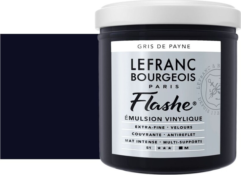Lefranc Bourgeois - Akrylmaling - Flashe - Paynes Grey 125 Ml