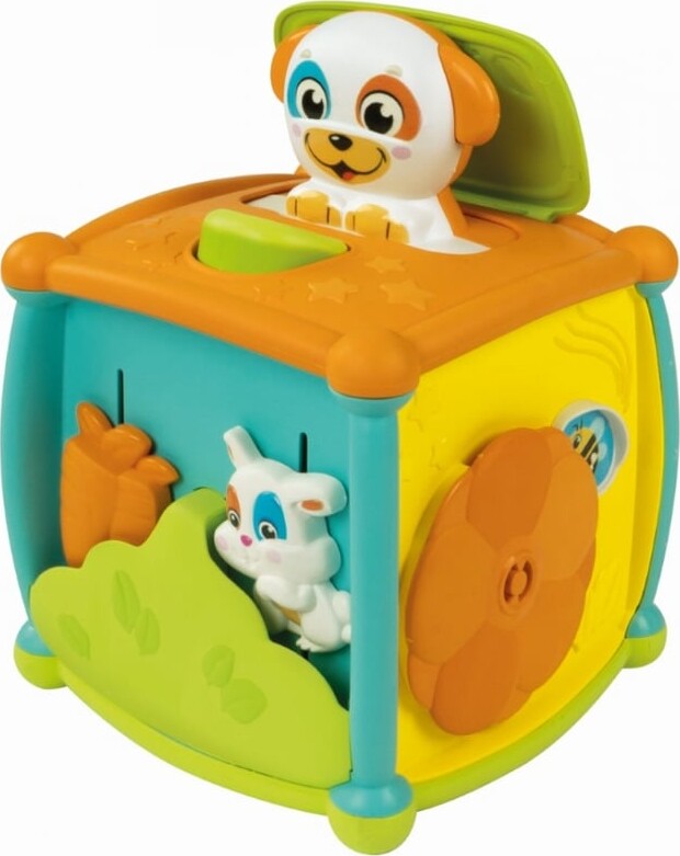 Clementoni - Peekaboo Aktivitetskube Med 5 Legeområder