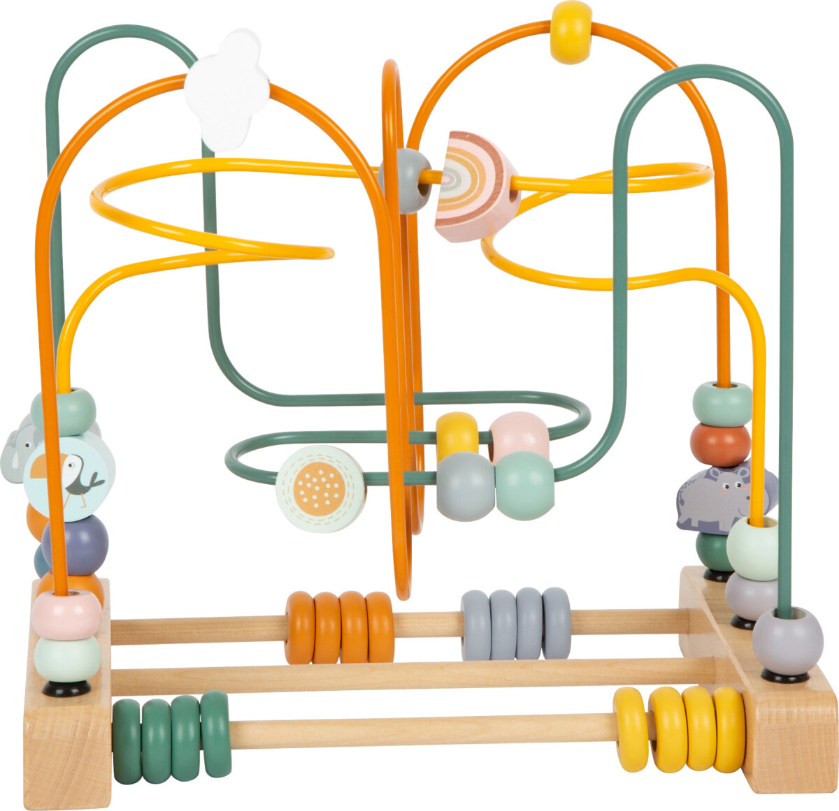 Kuglelabyrint I Træ - Safari - Small Foot