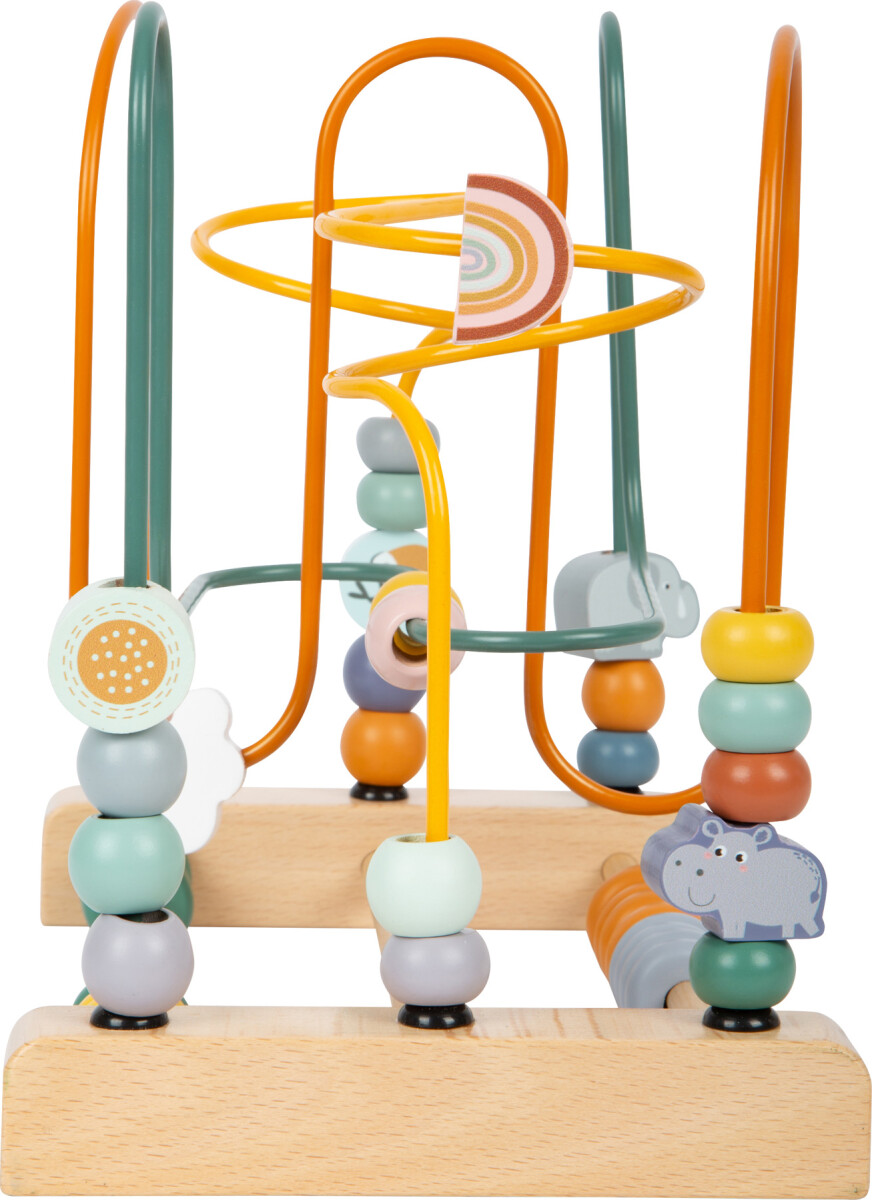 Kuglelabyrint I Træ - Safari - Small Foot