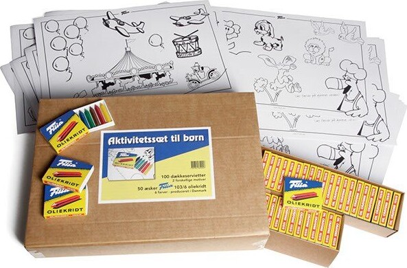 Filia - Oliekridt - Sæt Med 50X6 Stk - Inkl 100 Dækkeservietter