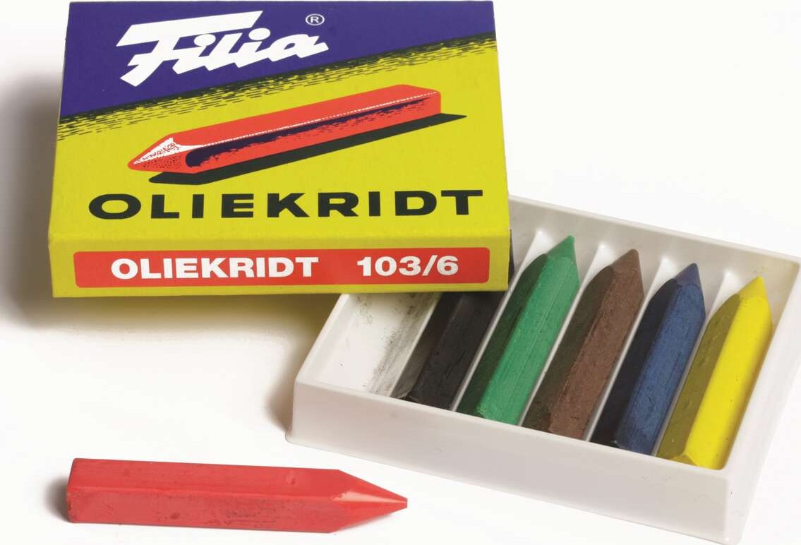 Filia - Oliekridt - Sæt Med 50X6 Stk - Inkl 100 Dækkeservietter