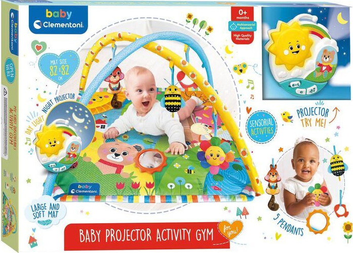 Clementoni - Aktivitetstæppe Med Projektor