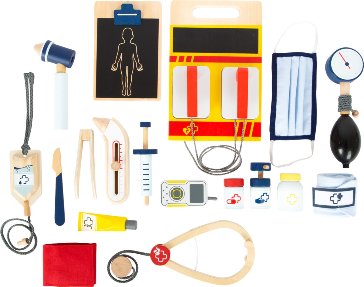 Akut Lægesæt Til Børn - Rygsæk Med Tilbehør - Small Foot