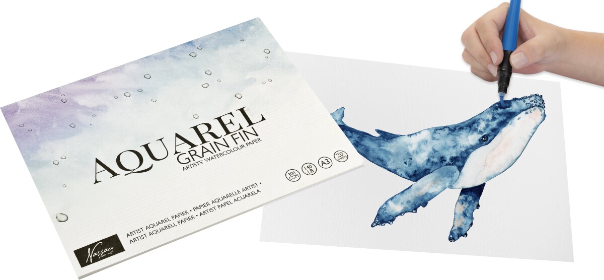 A3 Akvarelblok - 20 Ark