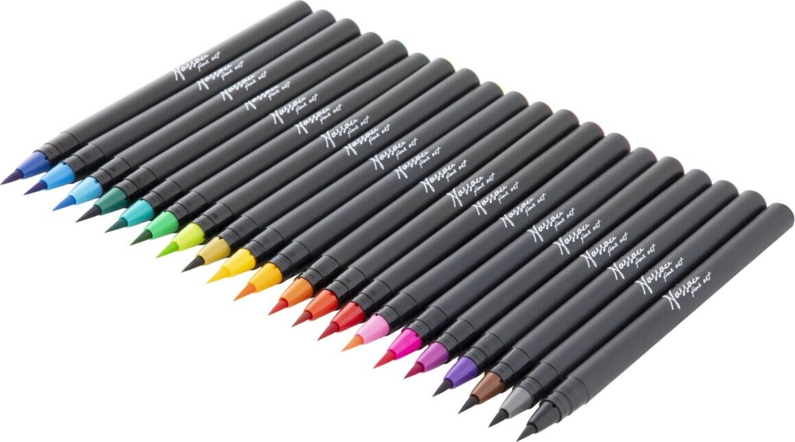 Nassau Fine Art - Akvarel Tusser - 20 Farver