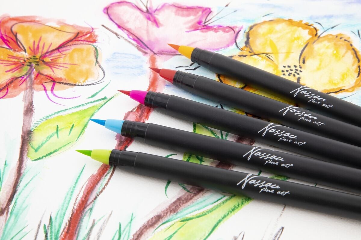 Nassau Fine Art - Akvarel Tusser - 20 Farver
