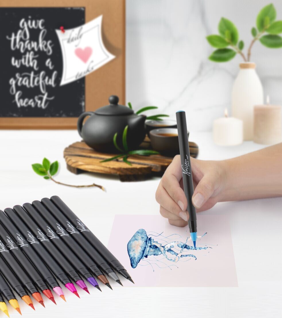 Nassau Fine Art - Akvarel Tusser - 20 Farver