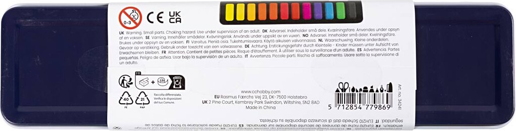 Akvarelfarve Sæt - 12 Pastelfarver - Colortime