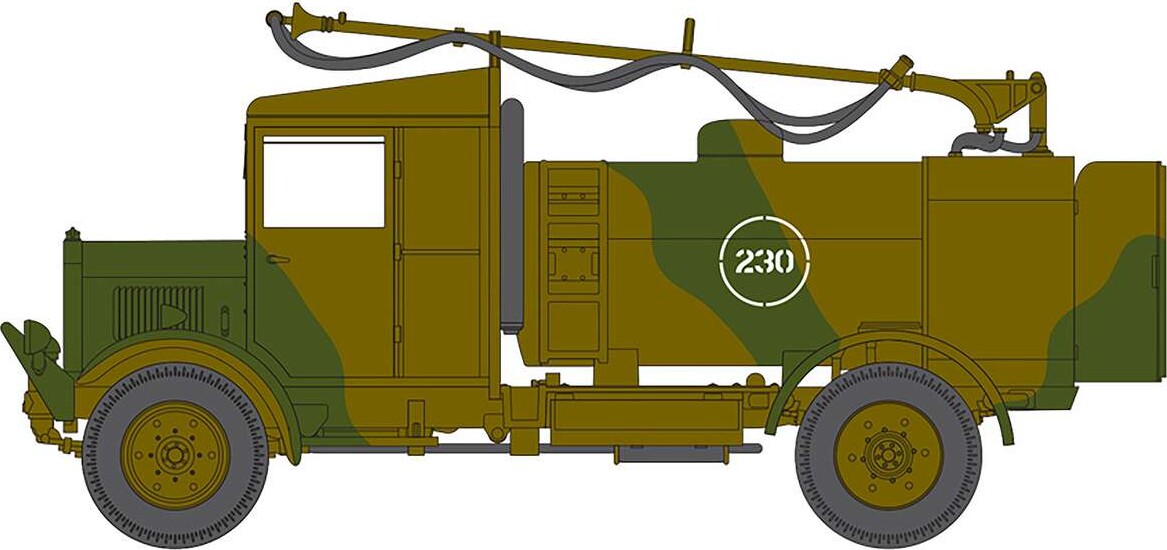Airfix - Albion 3-Point Fueller Model Byggesæt - 1 48 - A03312