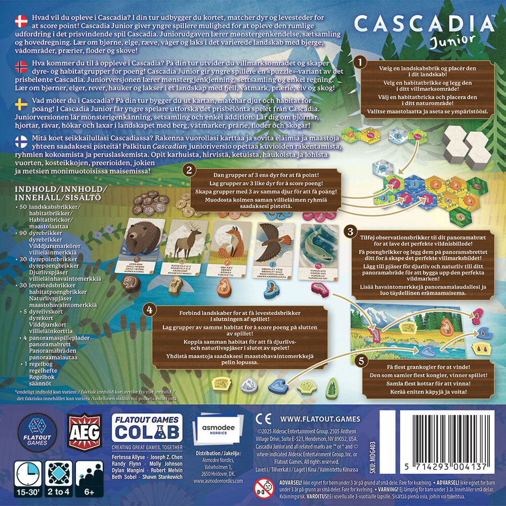 Cascada Junior Brætspil - Asmodee Nordics