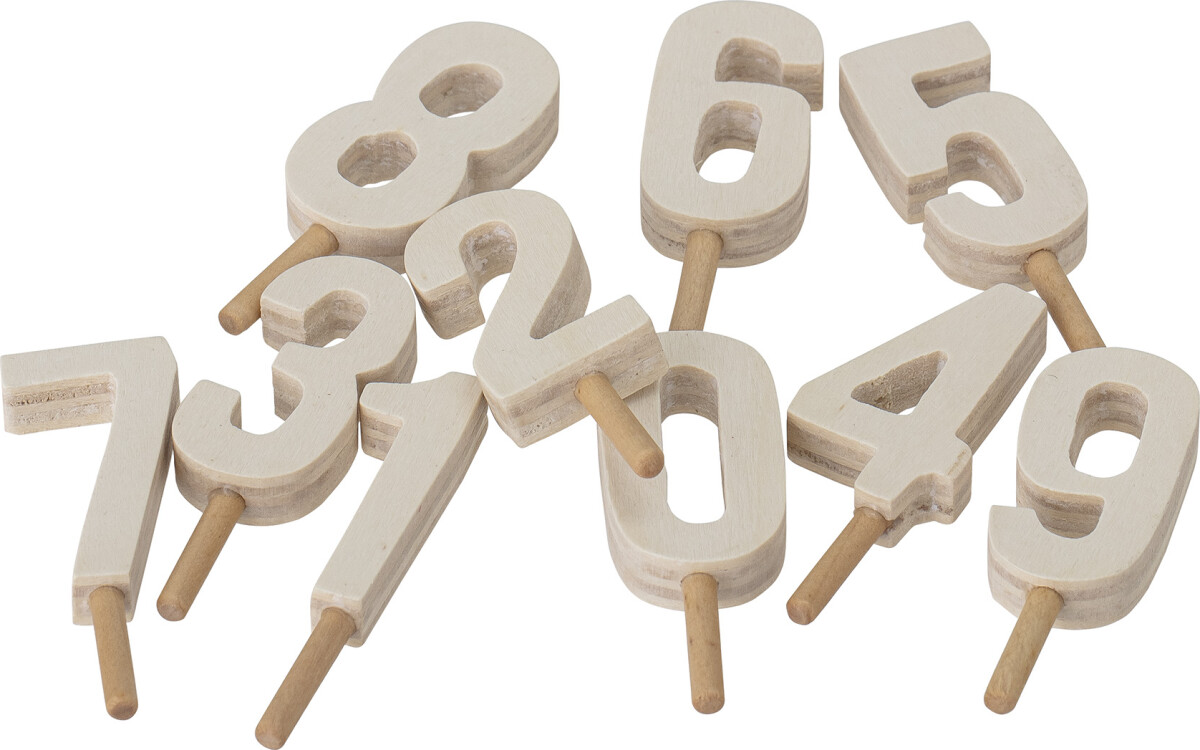 Bloomingville Mini - Fødselsdagstog I Træ - Alfi - Brun