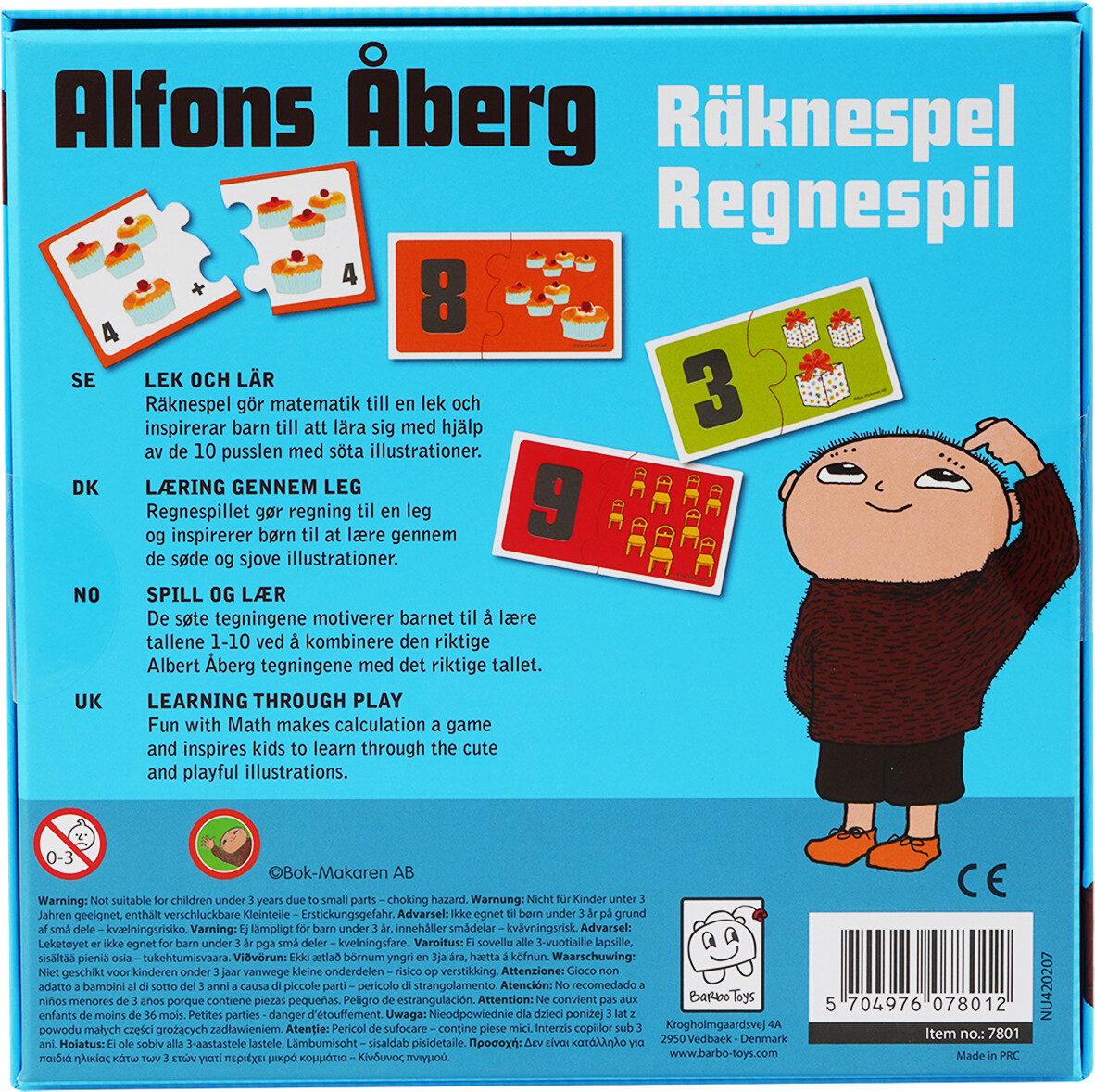 Alfons Åberg Spil - Regnespil - Matematikspil For Børn