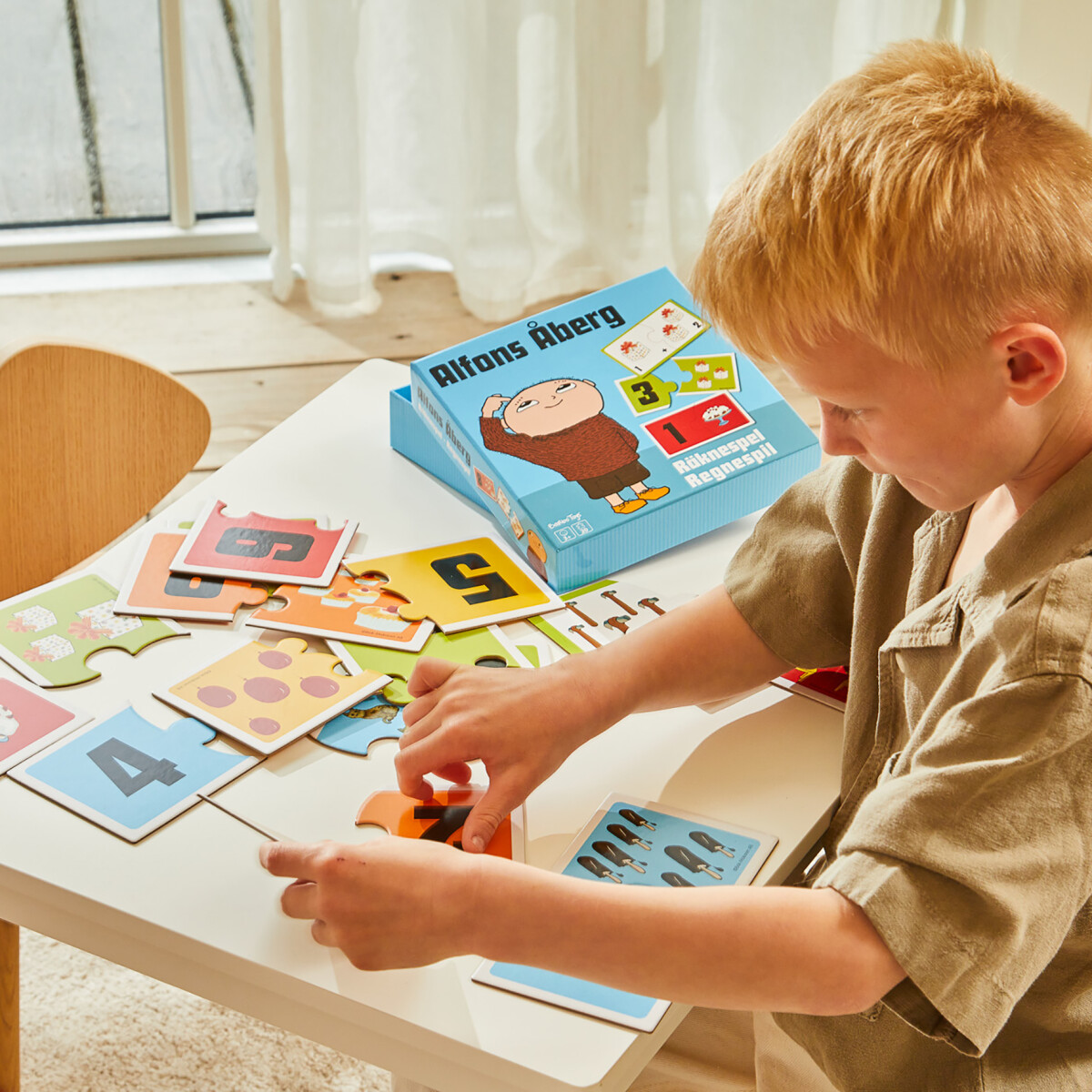 Alfons Åberg Spil - Regnespil - Matematikspil For Børn