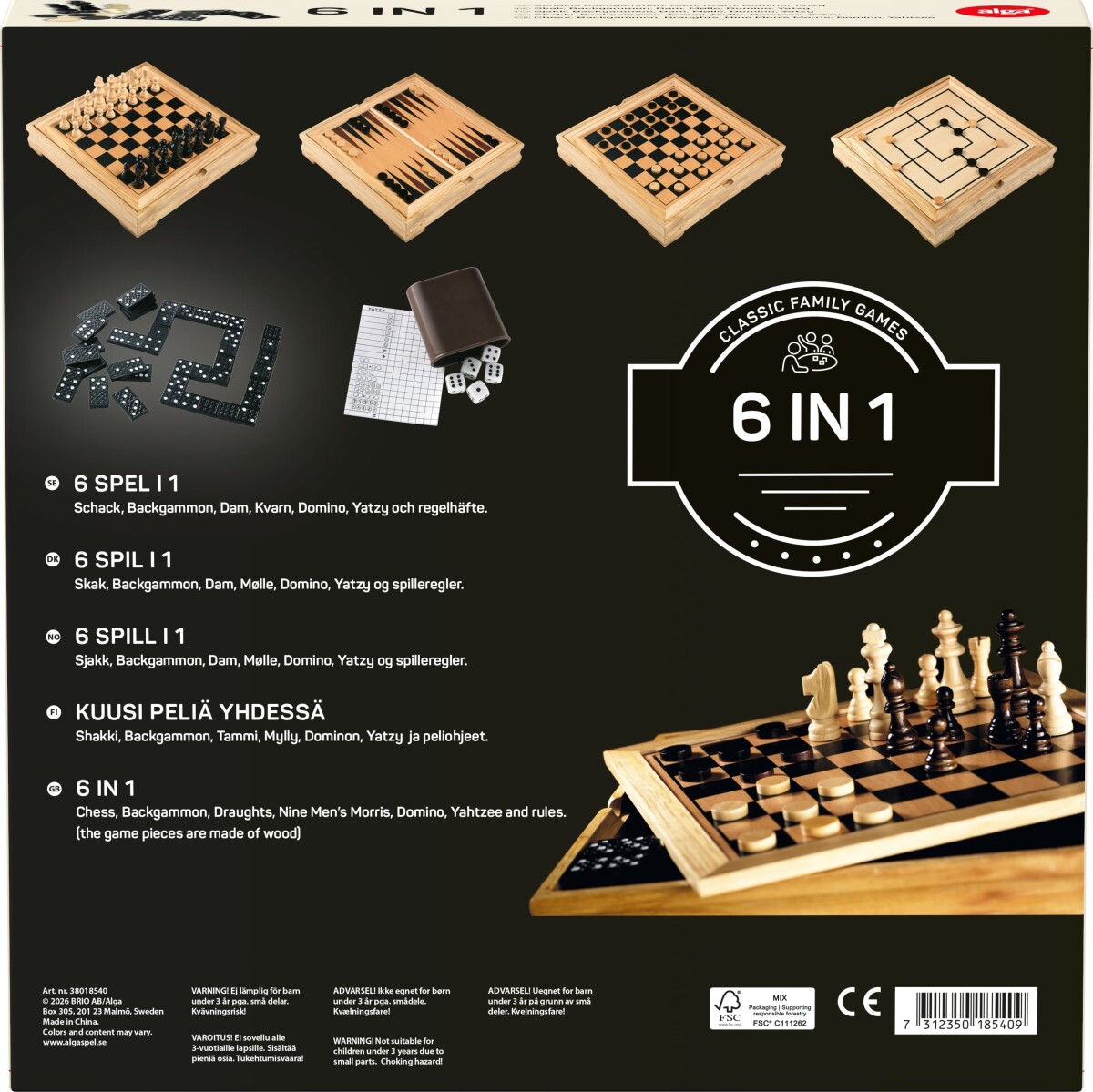Alga - 6 In 1 Spil