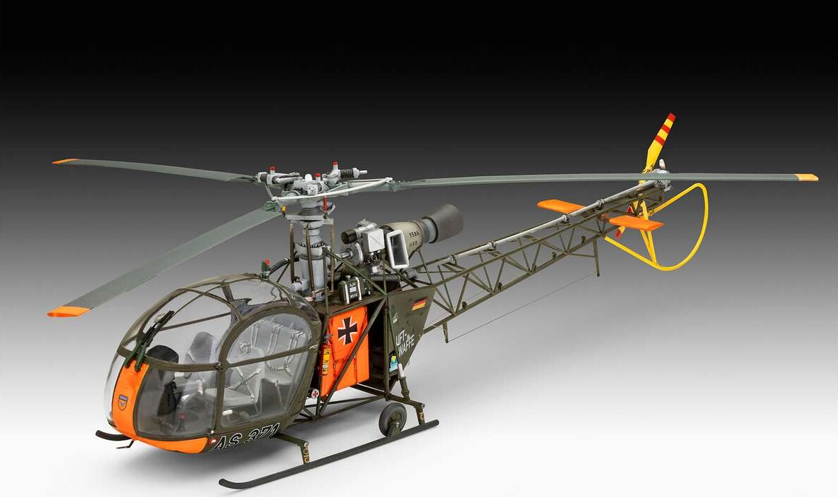 Revell - Alouette Ii Model Helikopter - 1 32 - Level 4 - 03804