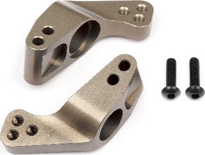 Set De Porte-moyeu Arrière En Alliage CNC Rouge/argent Pour HPI Baja 5B/5T/5SC 1/5 - Neuf, Marque TSRC