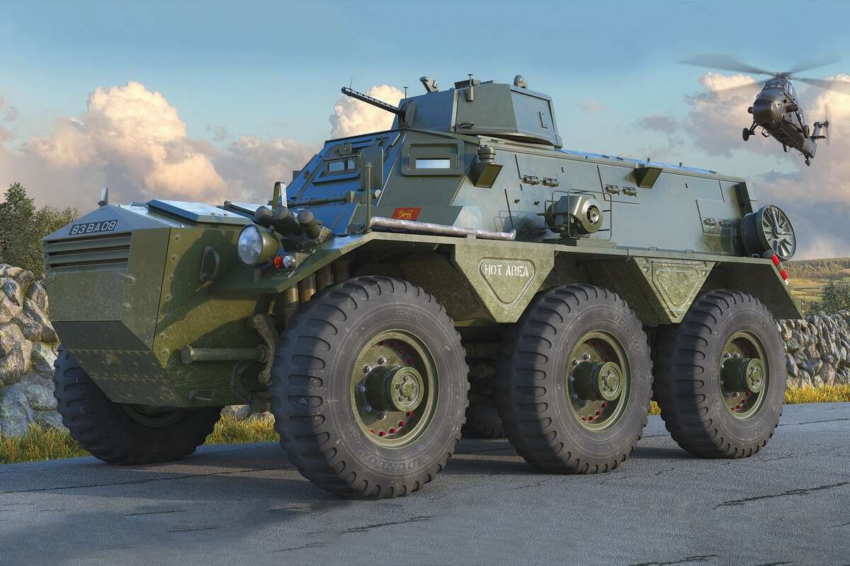 Airfix A1385 - Alvis Fv603 Saracen Mk5 Byggesæt - 1 35