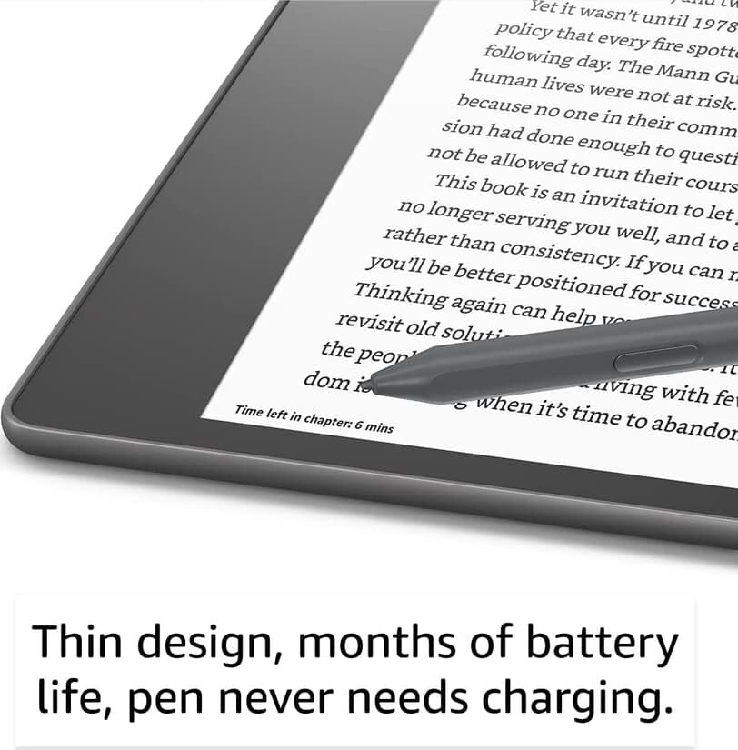 Amazon - Kindle Scribe 10 2 16Gb With Basic Pen Black With Ads