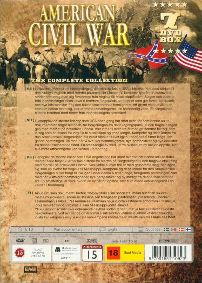American Civil War 7-Disc Box Set - Dvd