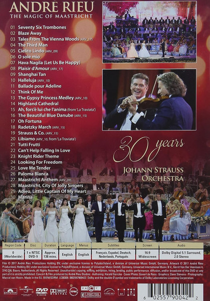 Andre Rieu - Magic Of Maastricht 30 Years Of The Johan Straus Orchestra