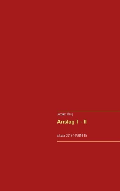 Anslag I - Ii