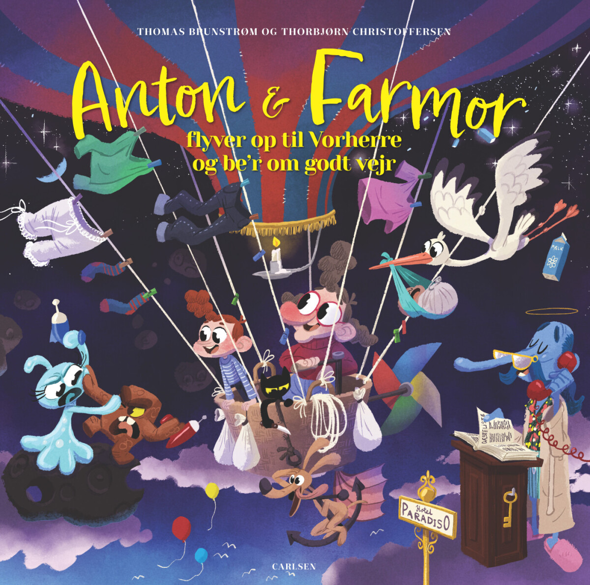 Anton Og Farmor Flyver Op Til Vorherre Og Be R Om Godt Vejr