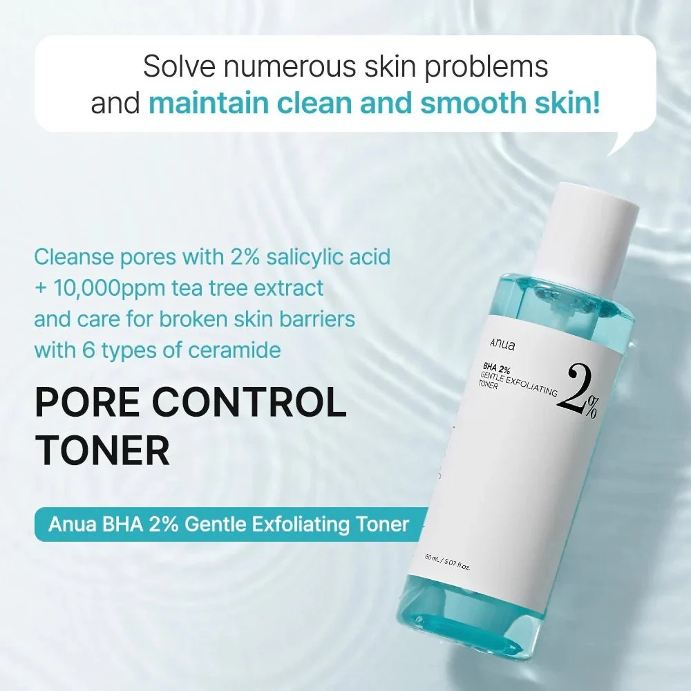Anua - Bha 2 Gentle Exfoliating Toner 150 Ml