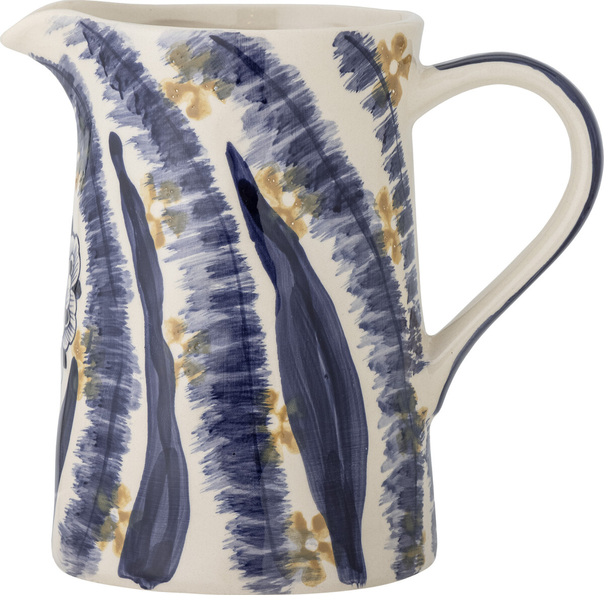 Bloomingville - Anuuk Vase Kande - Blå - Stentøj - H 21 Cm