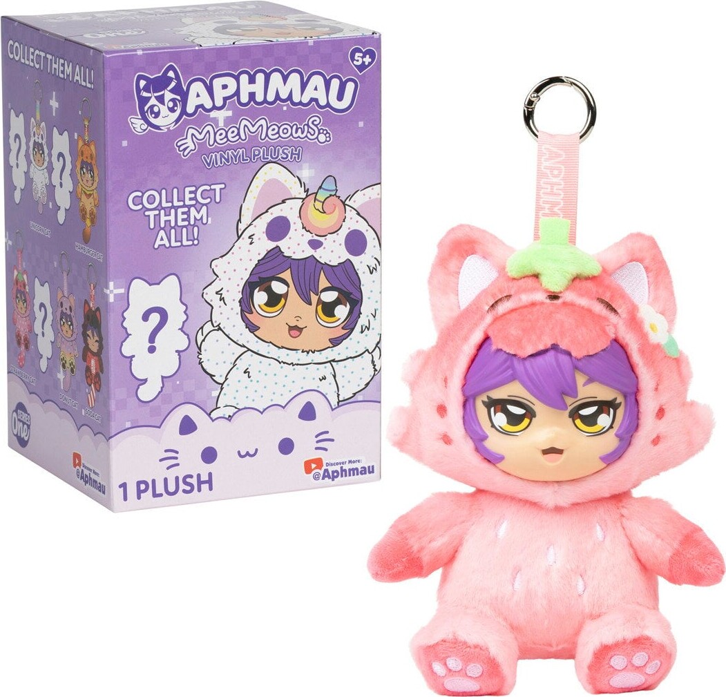 Aphmau - Meemeows Vinyl Plush - Nøglering - 15 Cm - Assorteret
