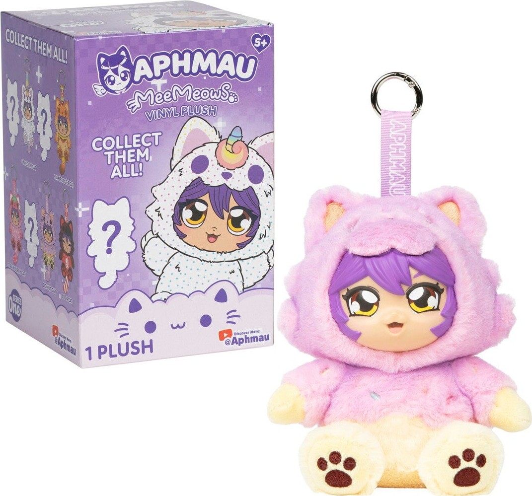 Aphmau - Meemeows Vinyl Plush - Nøglering - 15 Cm - Assorteret