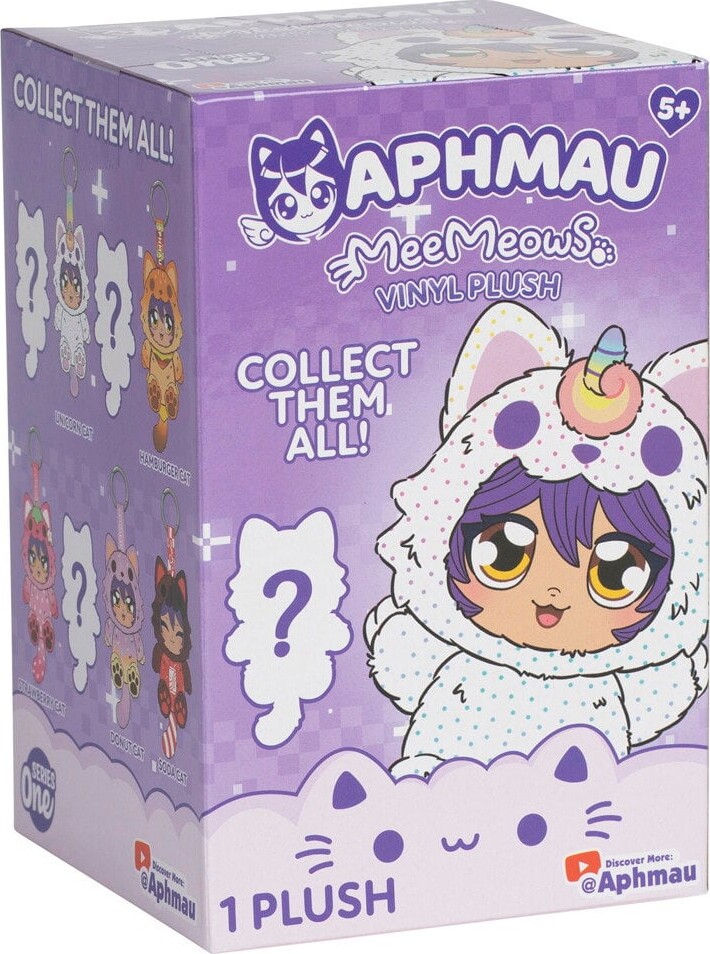 Aphmau - Meemeows Vinyl Plush - Nøglering - 15 Cm - Assorteret