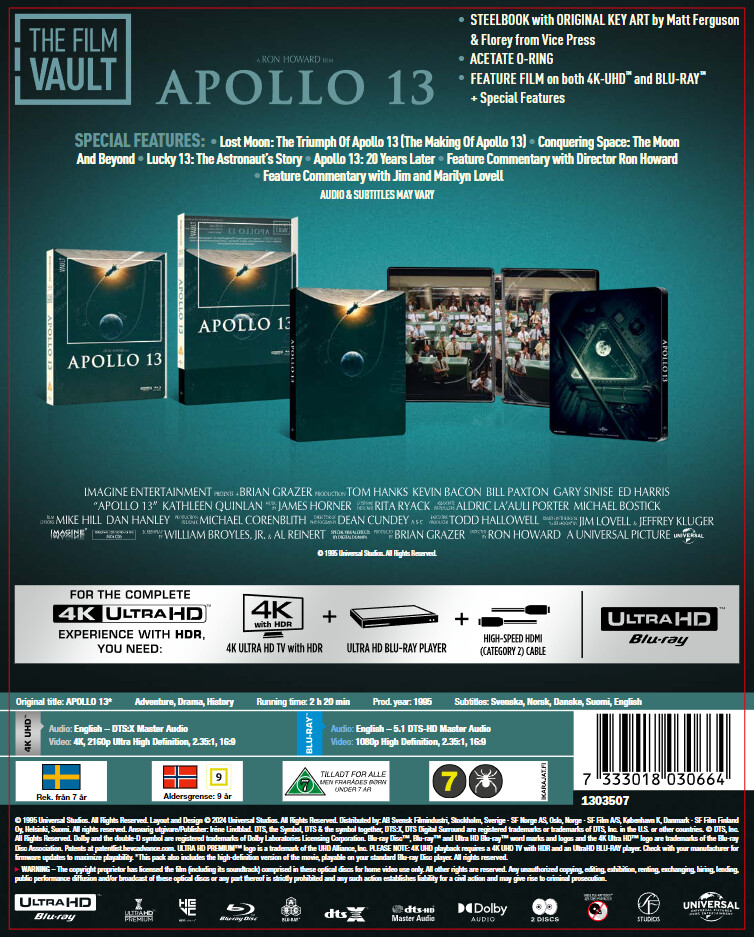 Apollo 13 - Steelbook