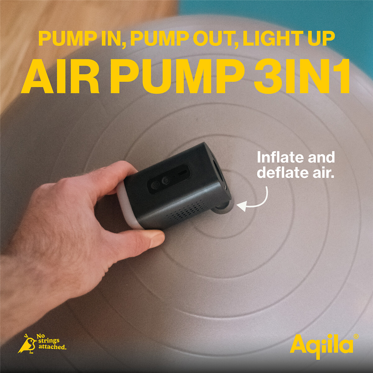 Aqiila - Airbird C2 - Air Pump 3In1
