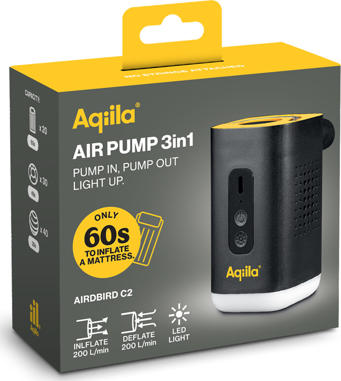 Aqiila - Airbird C2 - Air Pump 3In1