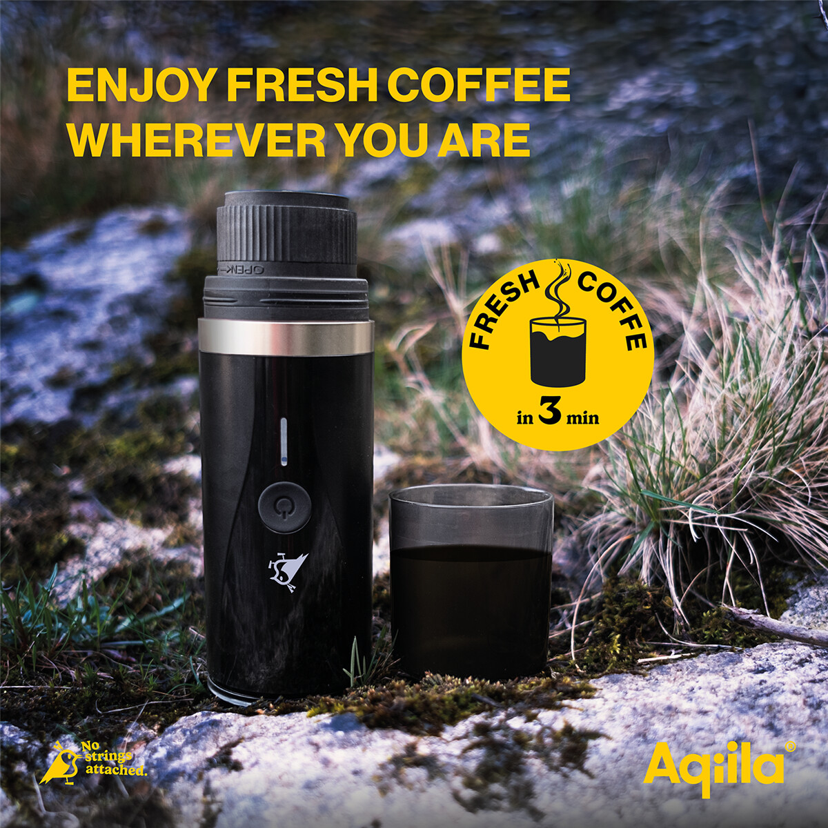 Aqiila - Coffeebird - Bærbar Espressomaskine